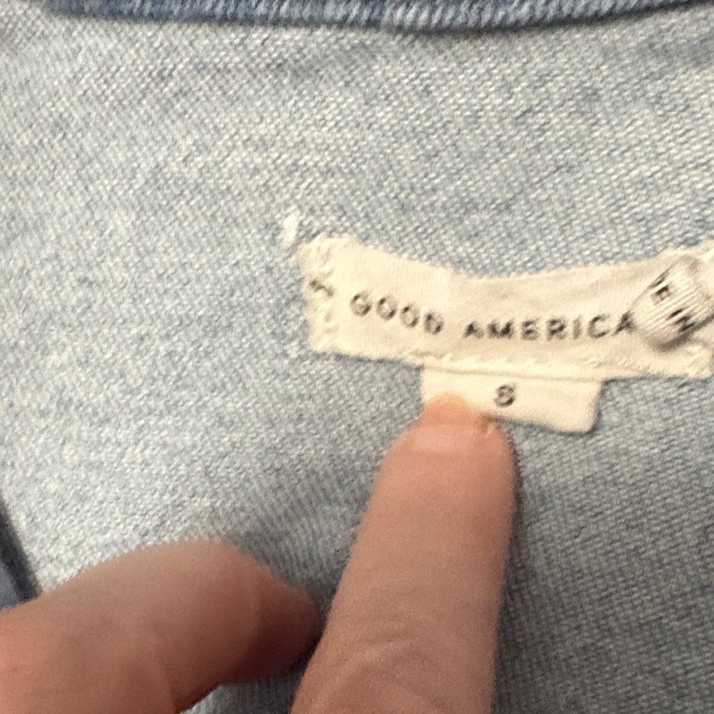 Good American Women's Blue Denim Jumpsuit - Picture 4 of 8